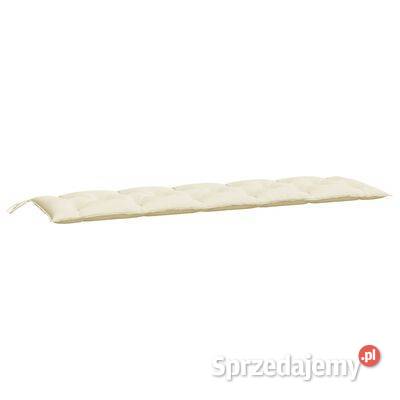 vidaXL Poduszka na ławkę ogrodową kremowa Warszawa