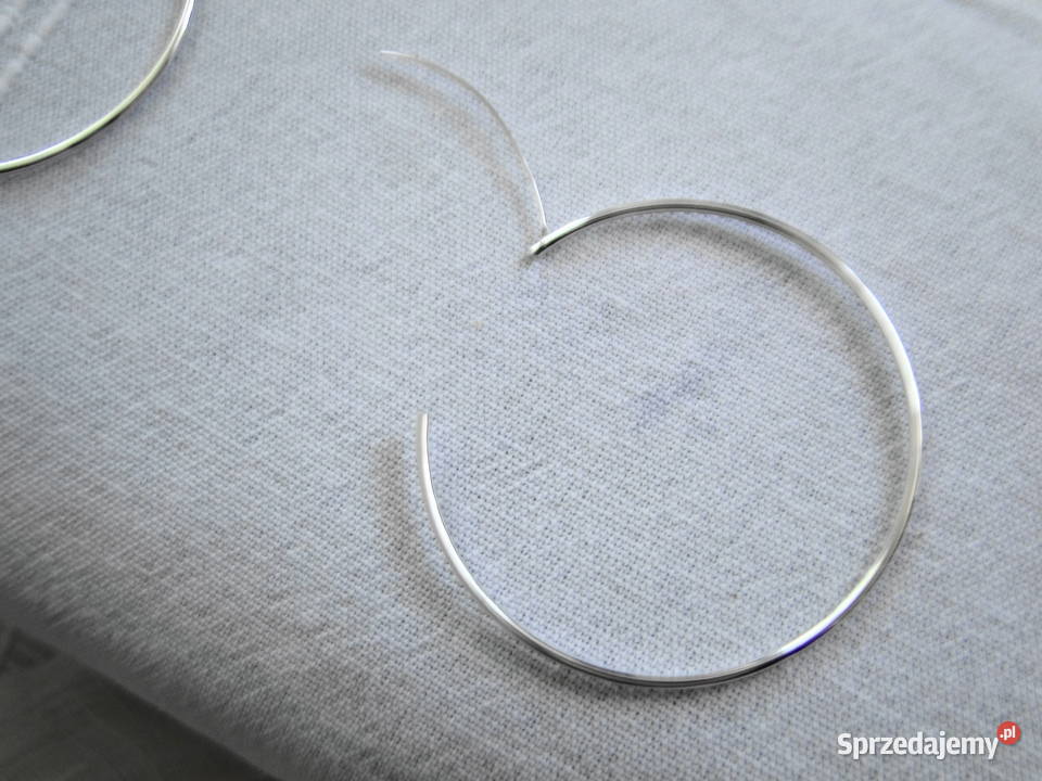 Wielkie koła kolczyki srebro 925 Warszawa sprzedam