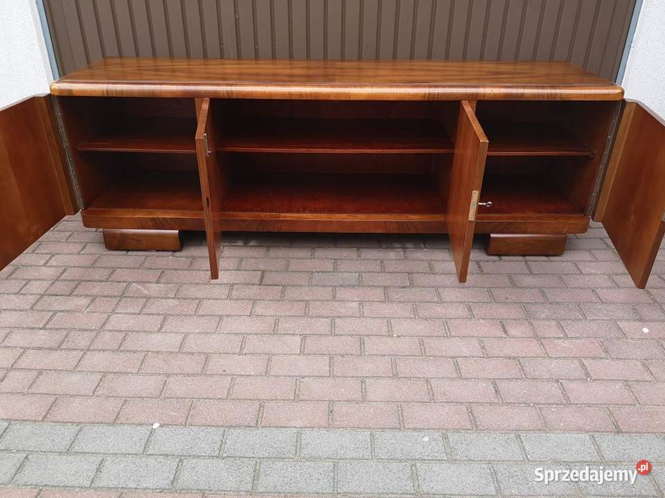 Komoda Szafka ARTDECO RTV Niska 217 Orzech wielkopolskie Swarzędz