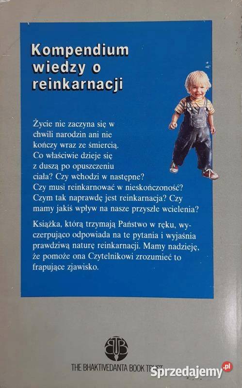 Reinkarnacja według nauk Sri Srimad ISBN 9789171493149 Kętrzyn