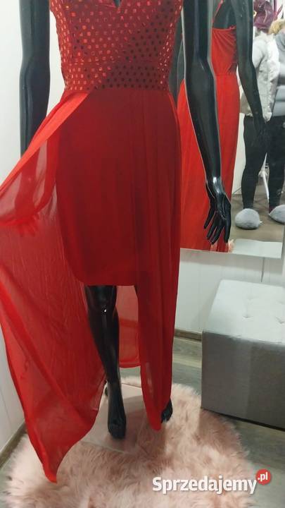 Sukienka czerwona ml Nasielsk