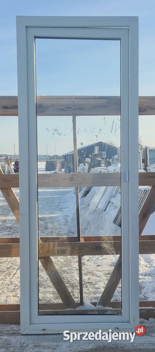 OKNA KacprzaK 86X219 Okno Balkonowe Używane PCV Lublin