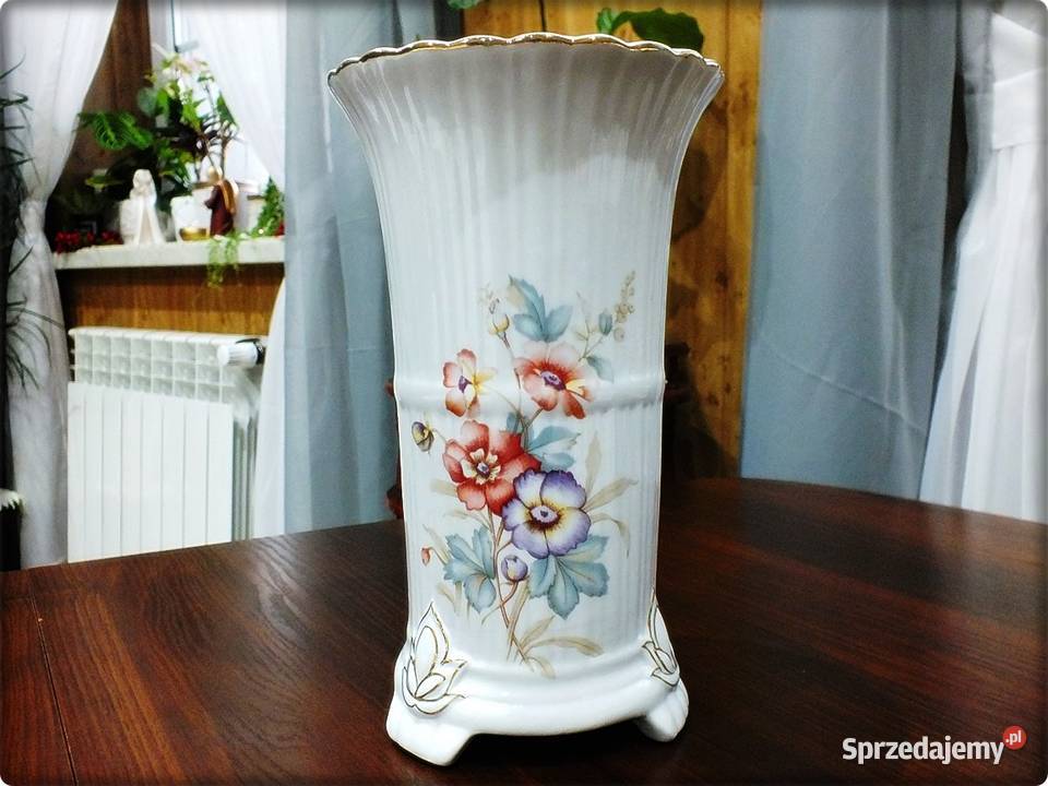 Stary Wazon Porcelana złocona z 1900 roku W Żary