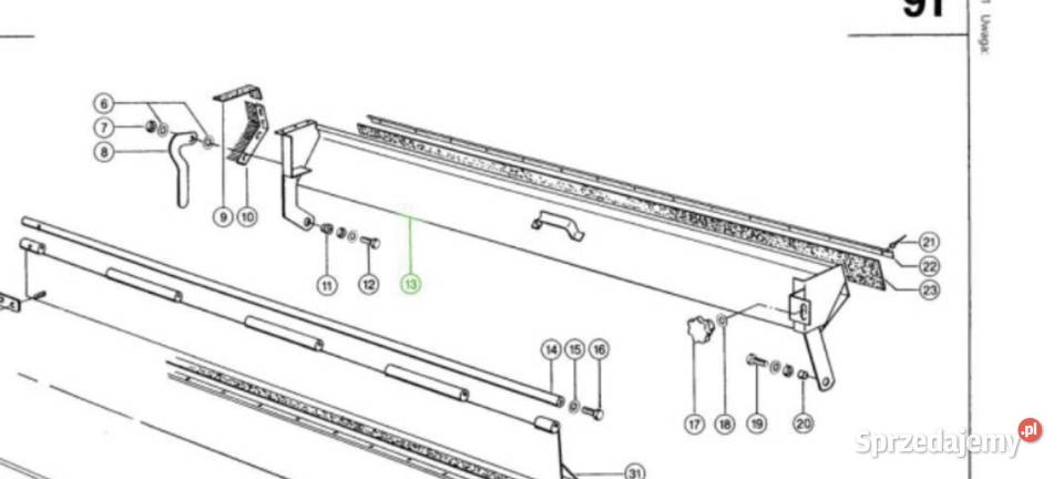 Chwytacz kamieni Claas bębna młócącego Pozostałe Kuźnica sprzedam