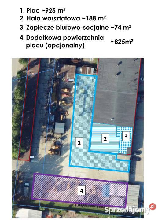 Do wynajęcia hala warsztatowa magazynowa plac Kraków