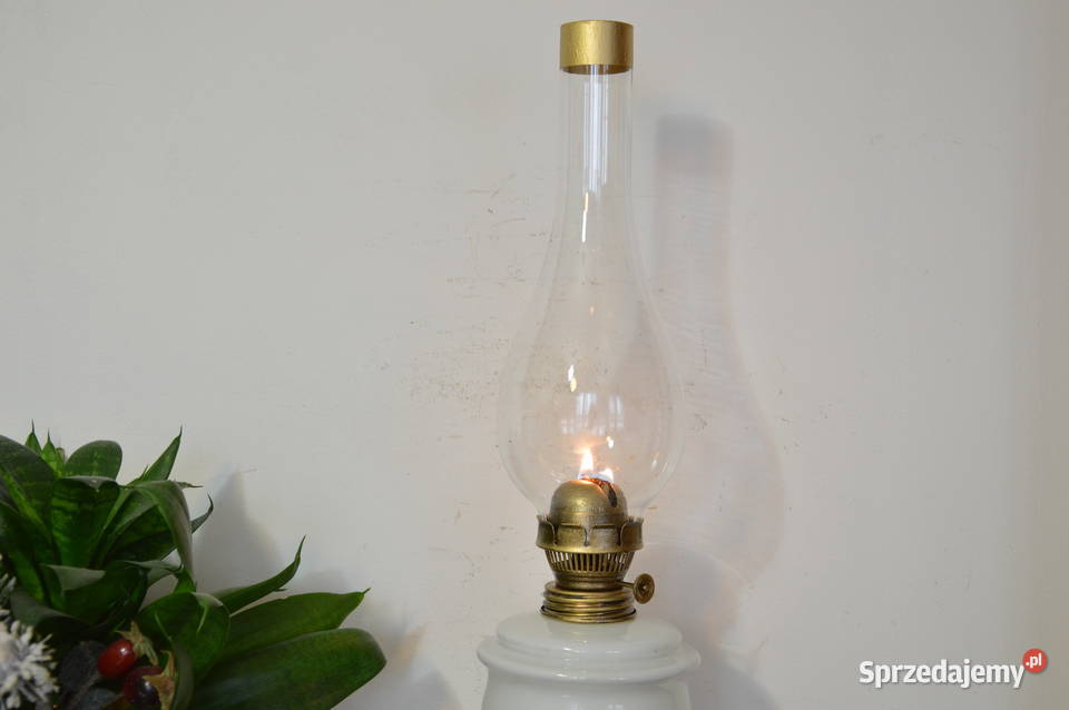 szklana lampa naftowa opalowa sprawna Jastrzębie-Zdrój