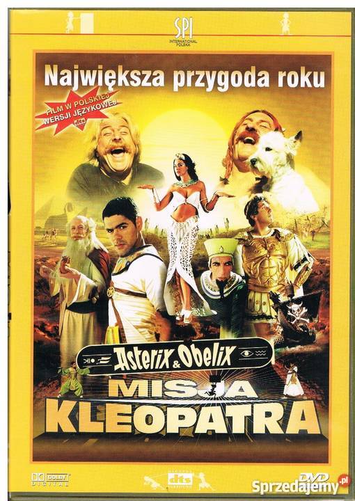Asterix i Obelix 4 filmy 5 płyt DVD dubbing