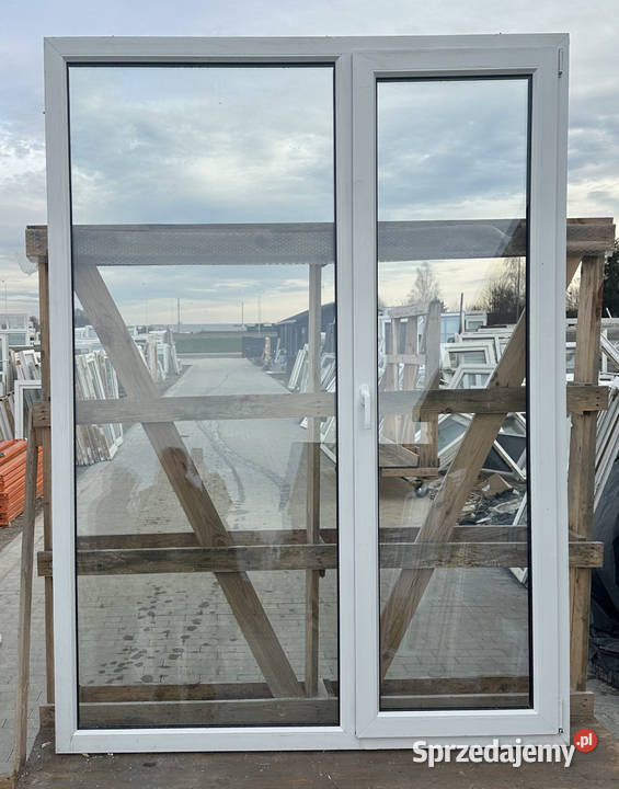 OKNA KacprzaK Okno TARASOWE 174X224 Używane PCV Siedlce