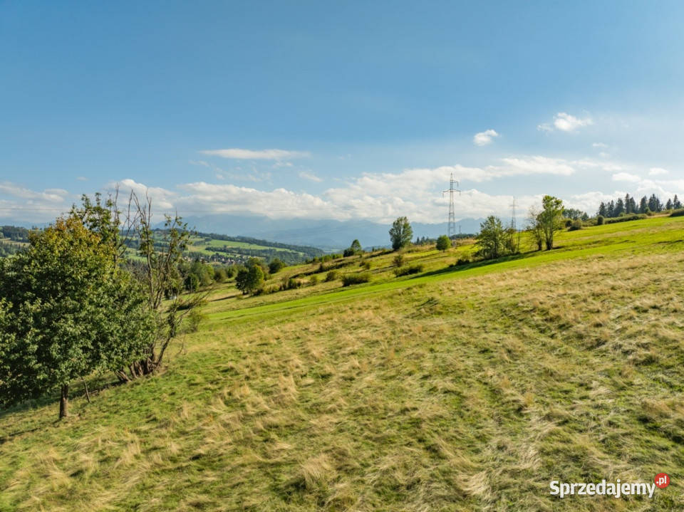 Działka z WZ pod zabudowę zagrodową Biały Biały Dunajec