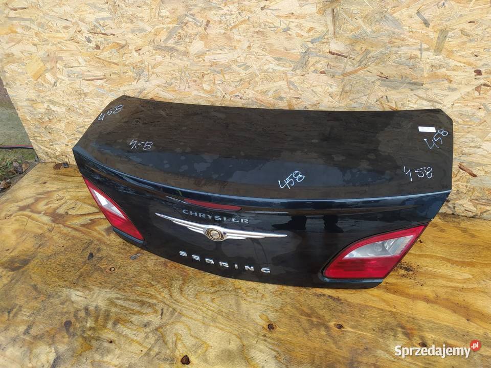 CHRYSLER SEBRING III PXR SEDAN KLAPA TYŁ osobowe wielkopolskie Zbierkowo