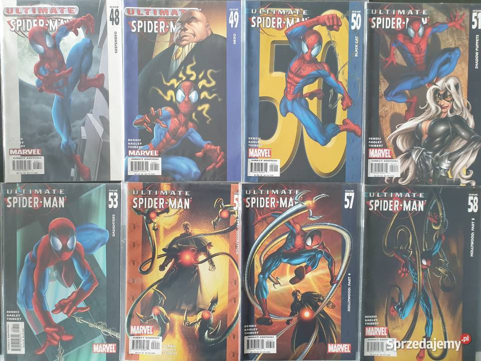 Ultimate SpiderMan kolekcja 49 komiksów Marvel Superbohaterowie Gdynia