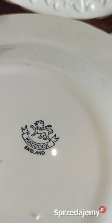 Talerz MADDOK England Scenki Robin Hood Reliefy Gdańsk