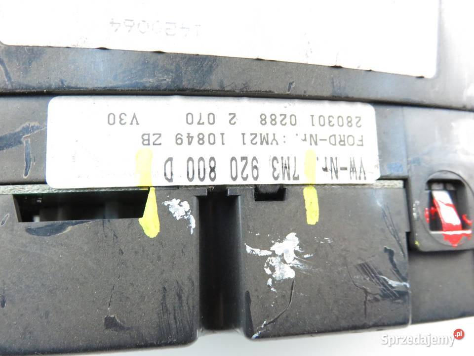 LICZNIK VW SHARAN I 19 TDI PD 115 4motion AUY osobowe małopolskie
