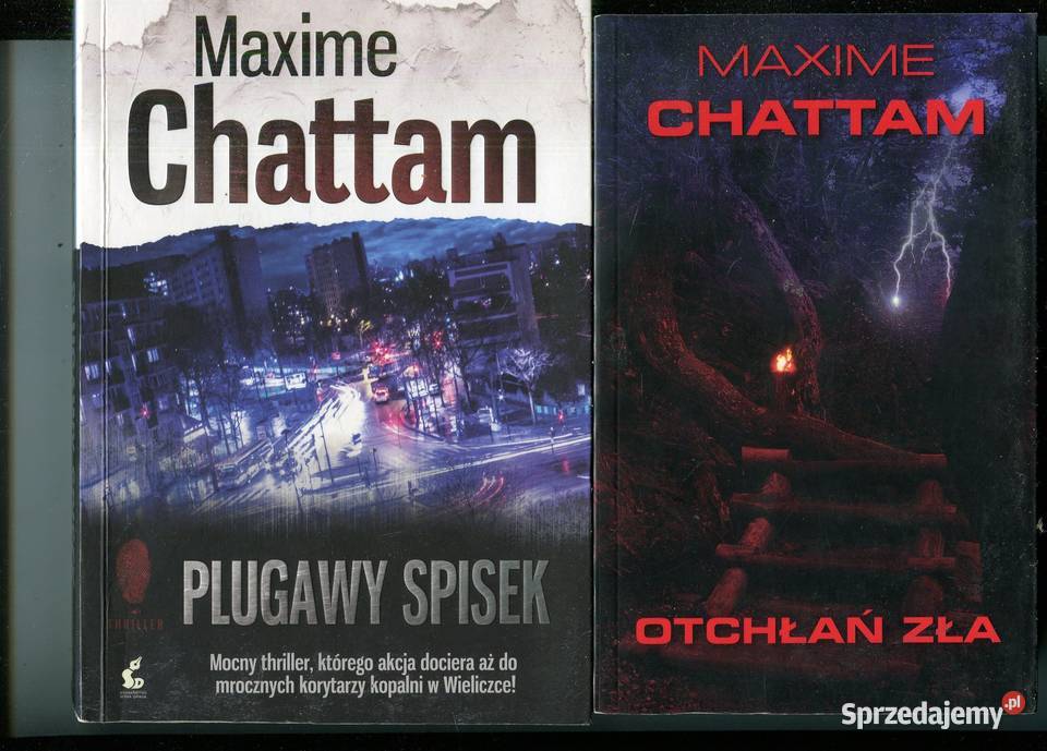 Plugawy spisek Otchłań zła Maxime Chattam Szczecin sprzedam