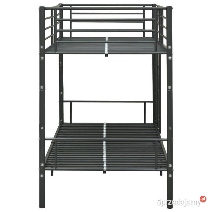 Łóżko piętrowe czarne metalowe 90 x 200 WM287910 Warszawa