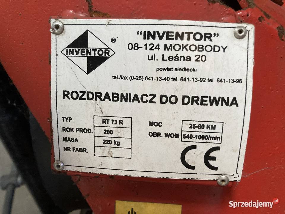 Rębak do gałęzi Jeleśnia