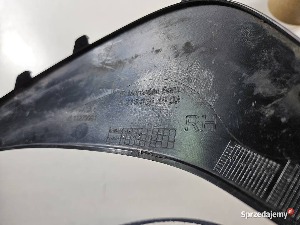 MERCEDES EQA W243 LISTWA PRAWA ZDERZAKA PRZÓD Międzychód