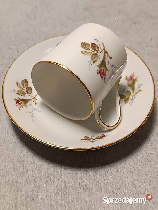 Rosenthal Filiżanka Śniadaniówka Duet Róże Moss Stargard