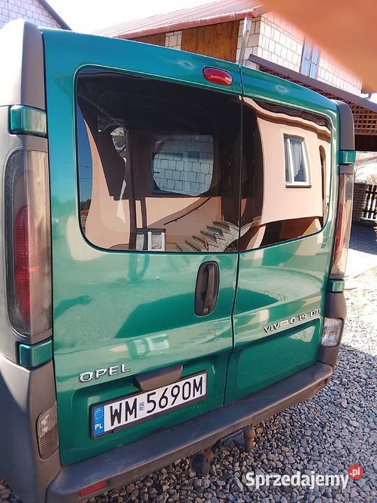 Opel Vivaro 19 2002r Rok produkcji 2002 Leśna Podlaska