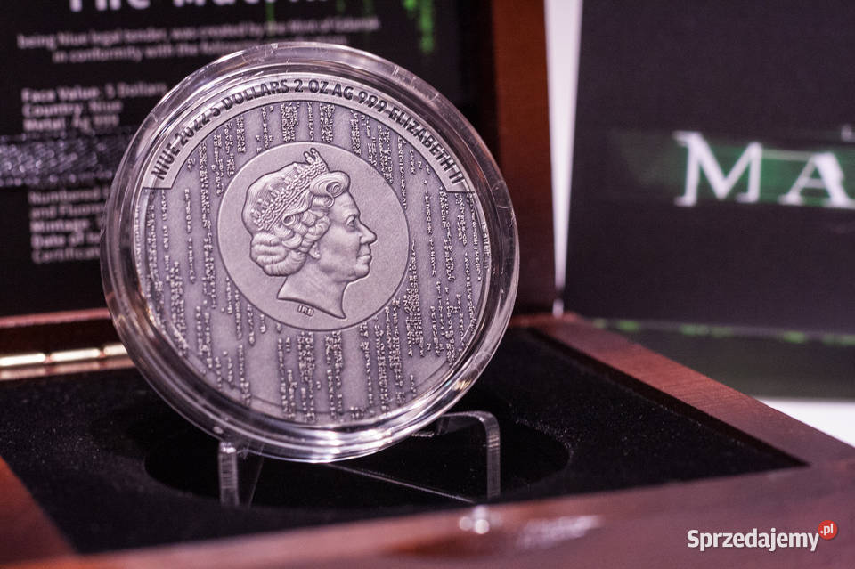 5 Matrix 2 oz Ag 999 50500 moneta srebro Gdańsk