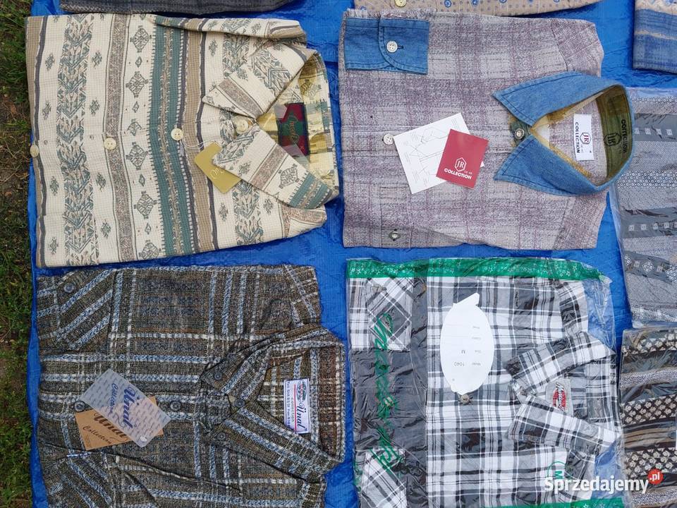 Koszule męskie długi i krótki rękaw 250sztuk Rozmiar L Białystok