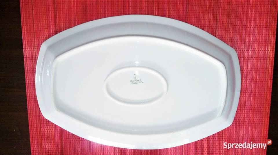 Porcelana 9 talerzy półmisek przyprawnik Bohemia