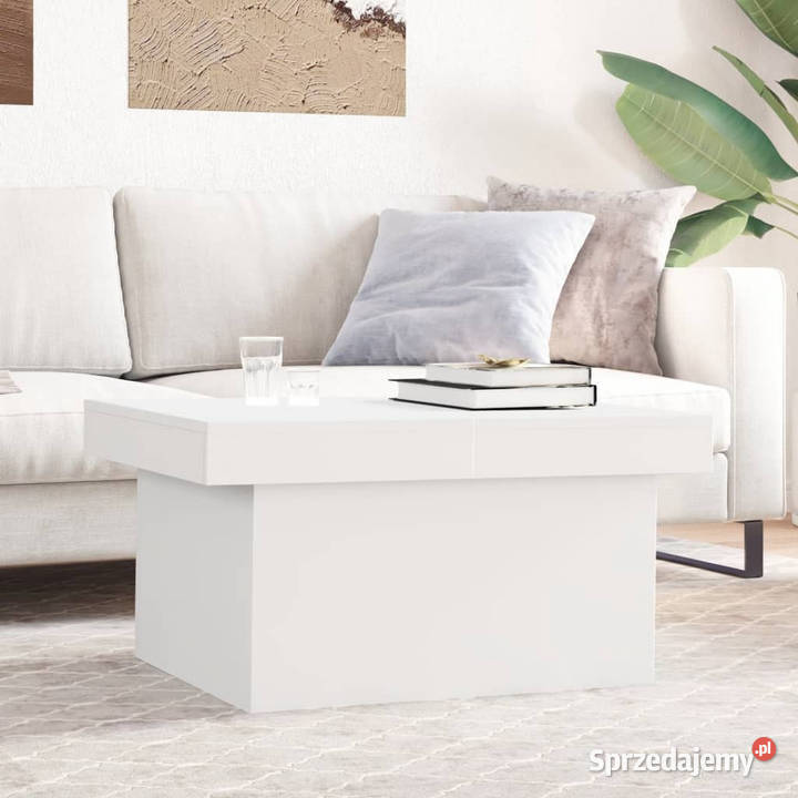 Stolik kawowy biały 100x55x40 materiał Stoły mazowieckie Warszawa