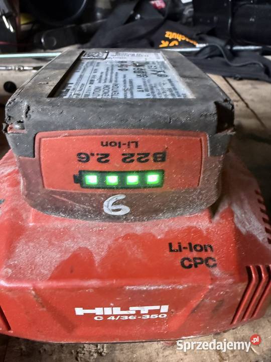 Ładowarka hilti z dwoma bateriami Jasło