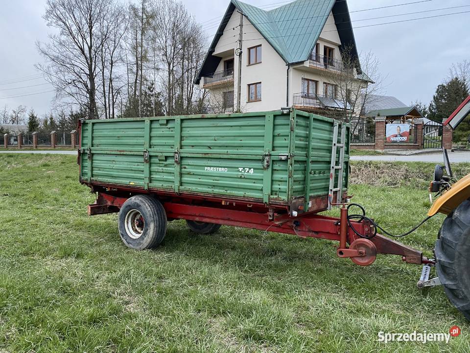Przyczepa jednoosiowa praestbropronar 5t Lusławice
