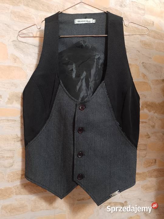 43XL Bianca Biznesowa kamizelka garniturowa z Kraków