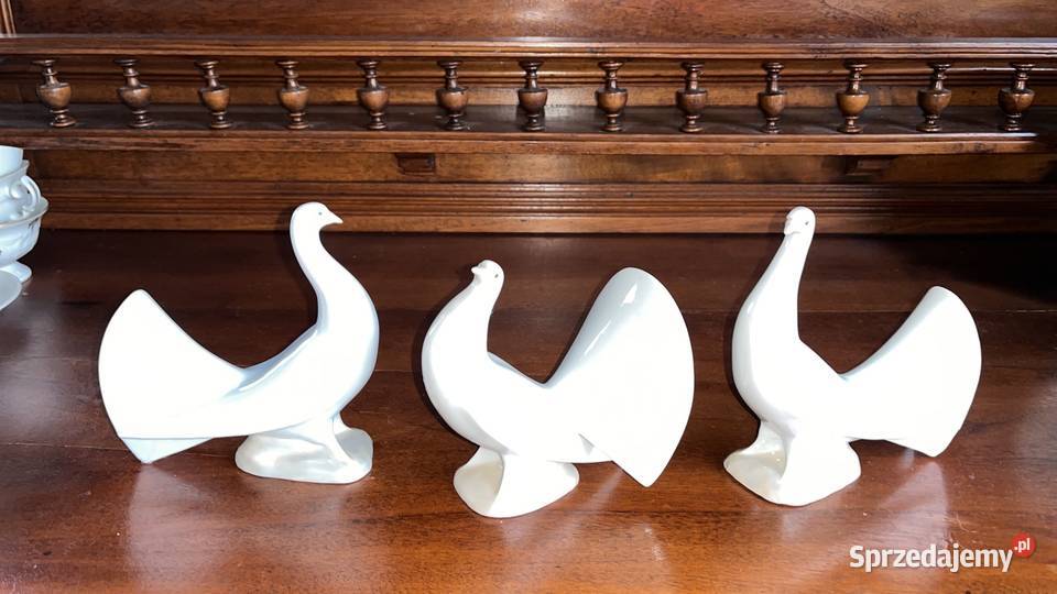 Figurka gołębia Syg Nao Z manufaktury Lladro Porcelana i szkło