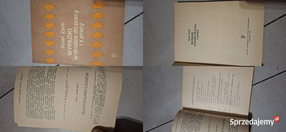 1 wydanie Józef Zych Wypadki w drodze do pracy i