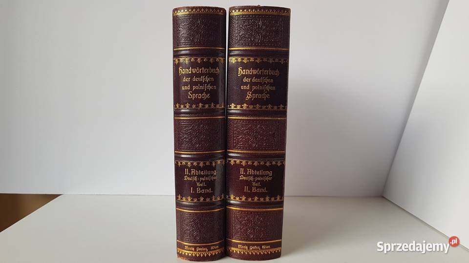 Stary słownik języka polskiego i niemieckiego Antyki, Sztuka, Kolekcje