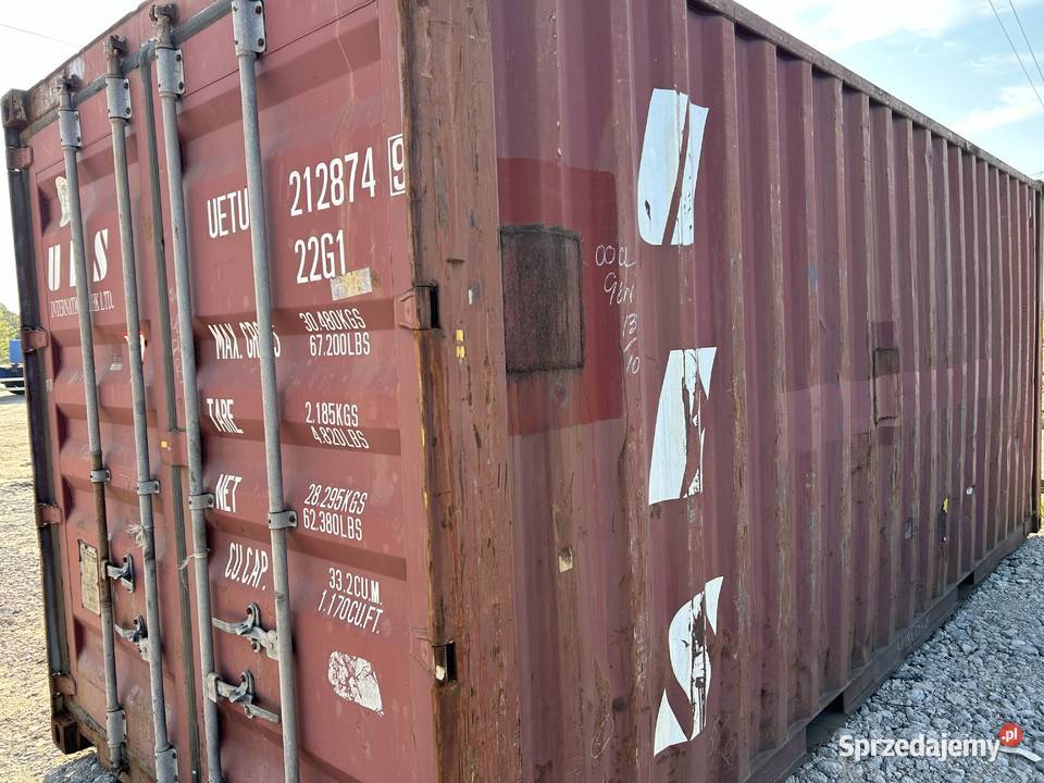 Kontener morski magazynowy 20DV 6 metrów magazyn Olsztyn