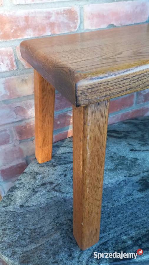 Stolik dębowy kawowy Boczny Kwietnik Stojak na zachodniopomorskie Gawroniec