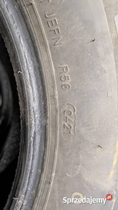 Opony wielosezonowe 21565r16 Olsztyn sprzedam
