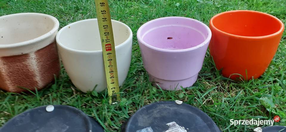 Doniczki osłonki podstawki ceramiczne wszystkie kujawsko-pomorskie Tuszkowo sprzedam