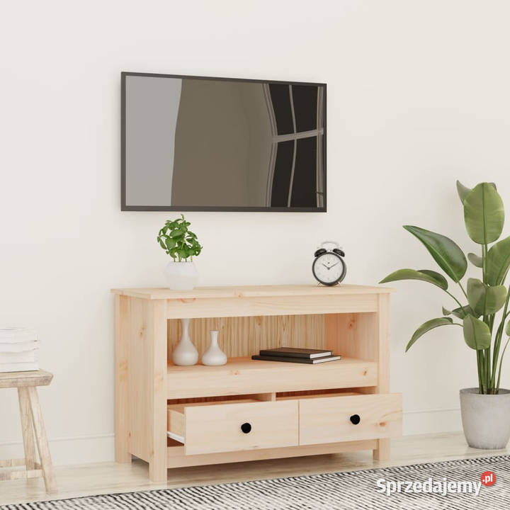Szafka pod telewizor 79x35x52 lite drewno