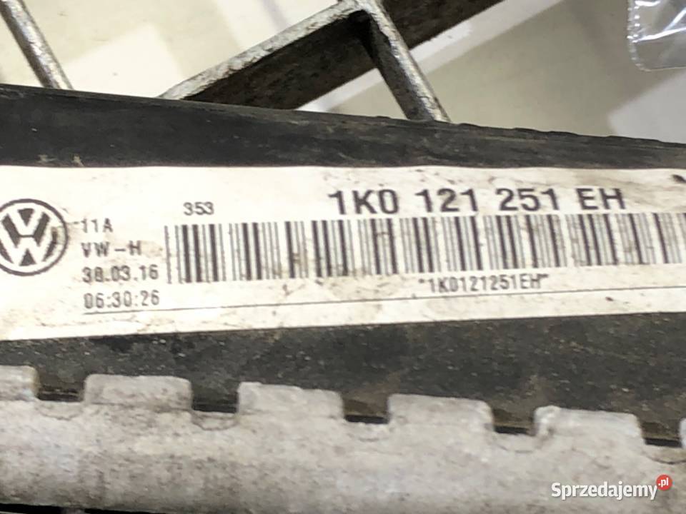 CHŁODNICA WODY VW GOLF VI 20 140 1K0121251EH podkarpackie sprzedam
