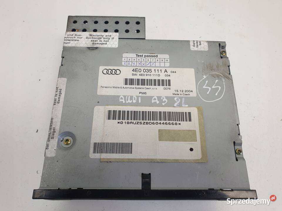 Audi A6 C6 ZMIENIARKA PŁYT CD 4E0035111A Rudka