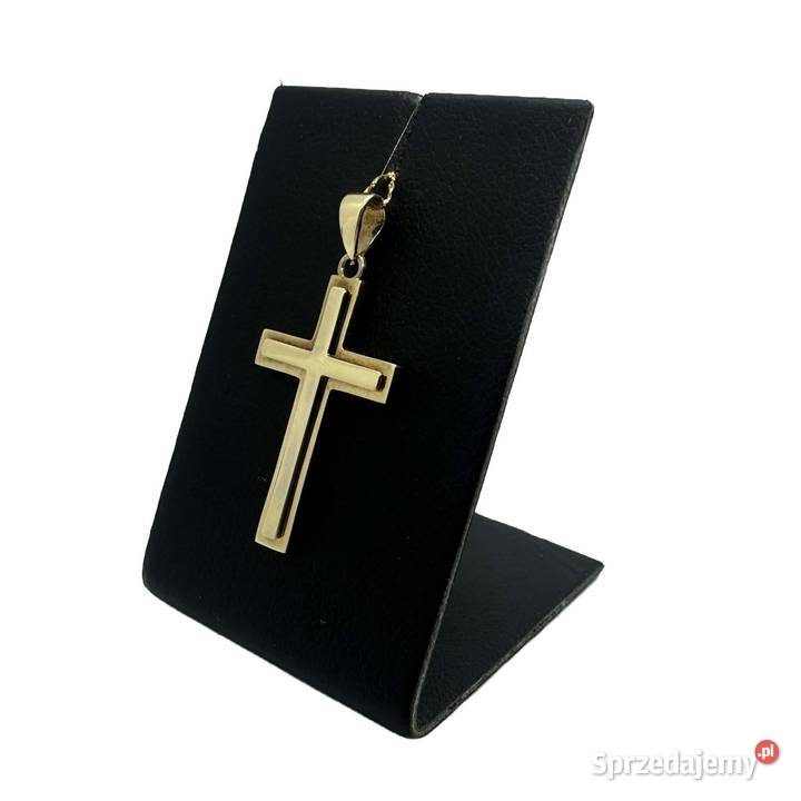 Złota zawieszka pr 333 113g Krzyżyk Elbląg