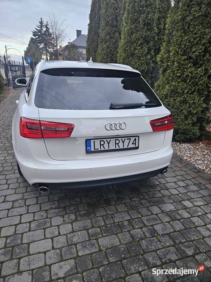 Audi A6 C7 20TDI Ultra 190 biały lubelskie Kłoczew sprzedam