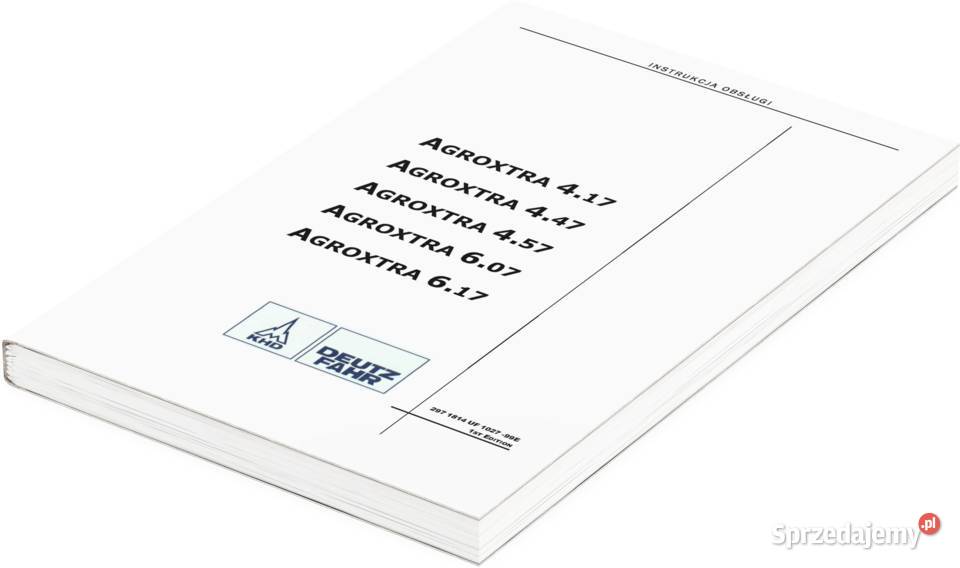 Instrukcja Deutz Fahr AgroXtra Agro Xtra wielkopolskie Szamotuły