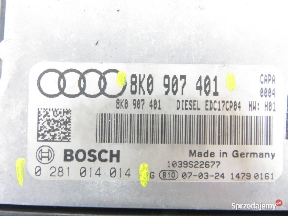 STEROWNIK AUDI A5 8T3 30 TDI quattro CAPA osobowe