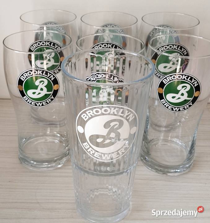 BROOKLYN szklanki do piwa 05l NOWE 7 Olsztyn sprzedam