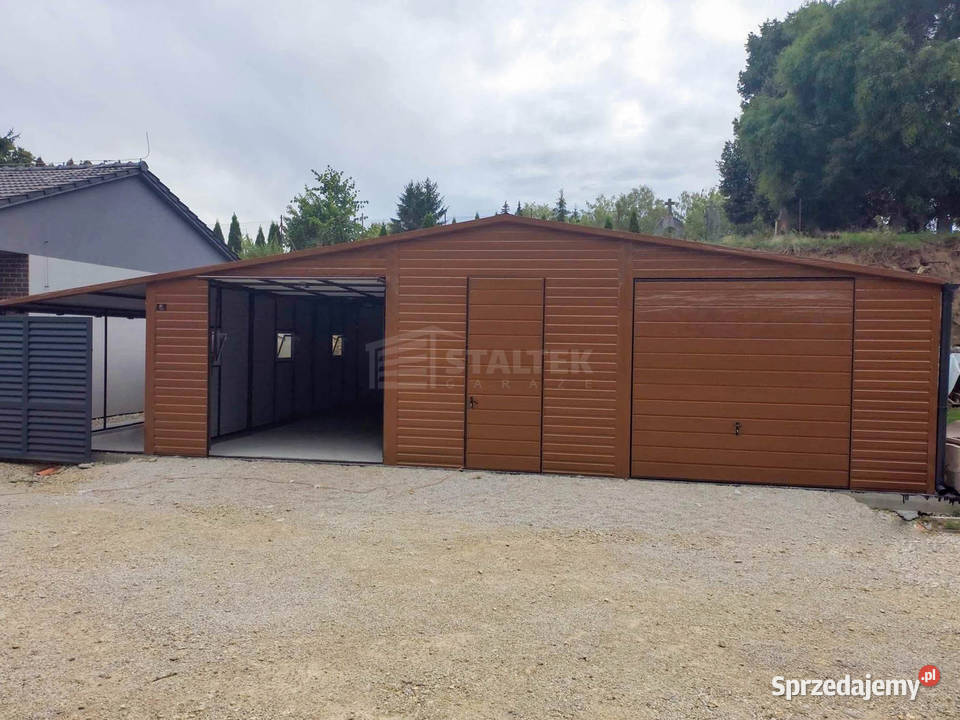 Garaz blaszany 11x75m wiata 13x1m wiata 2x75m 2x Sopot