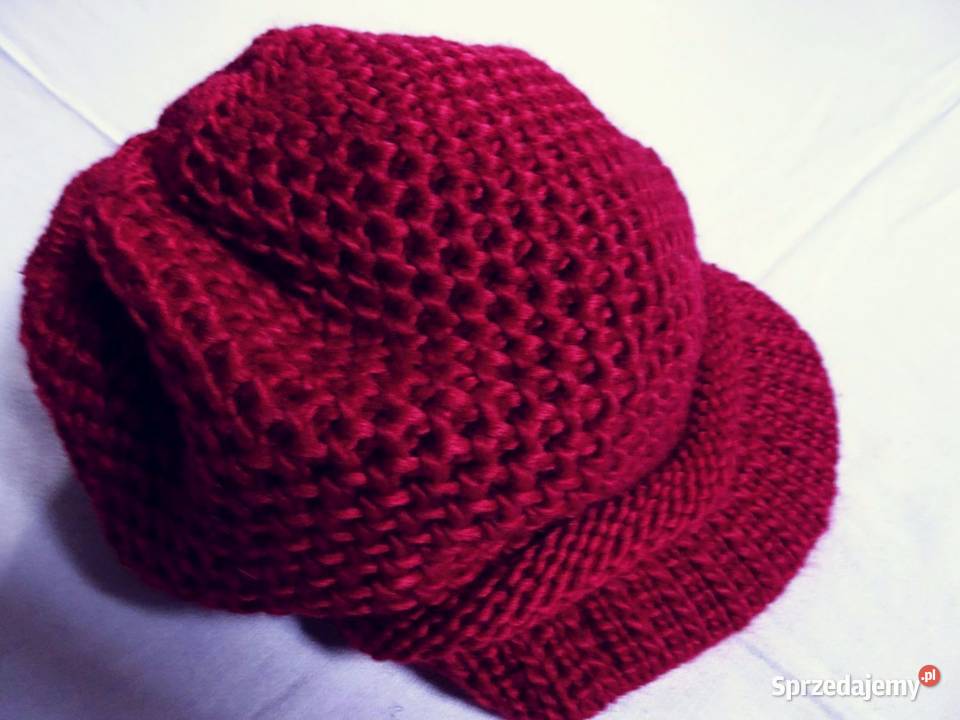 Kaszkiet ciepła czapka włóczkowa Nakrycia głowy Nowy Sącz