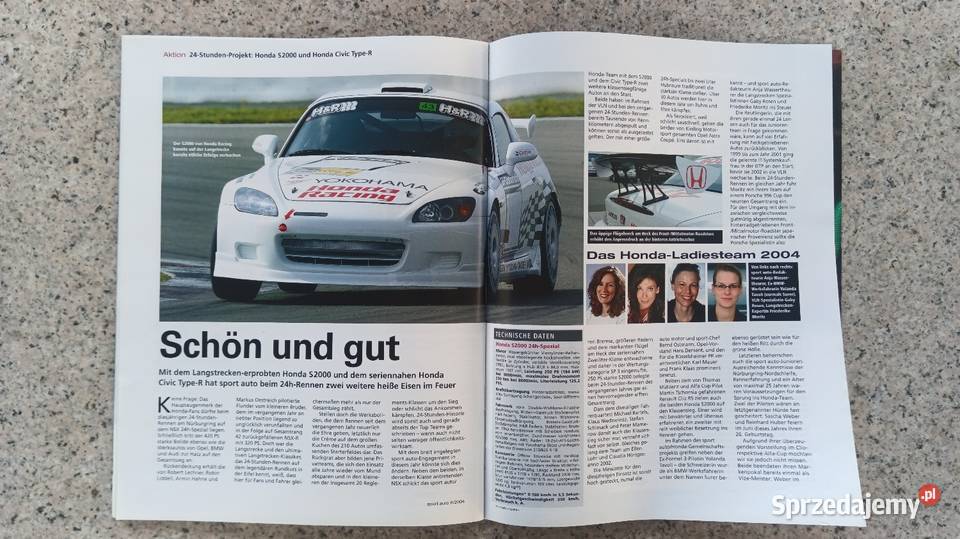 HONDA NSXR 24h Projekt 2004 Honda Racing leksykon Poradniki, albumy i reportaże Bytom