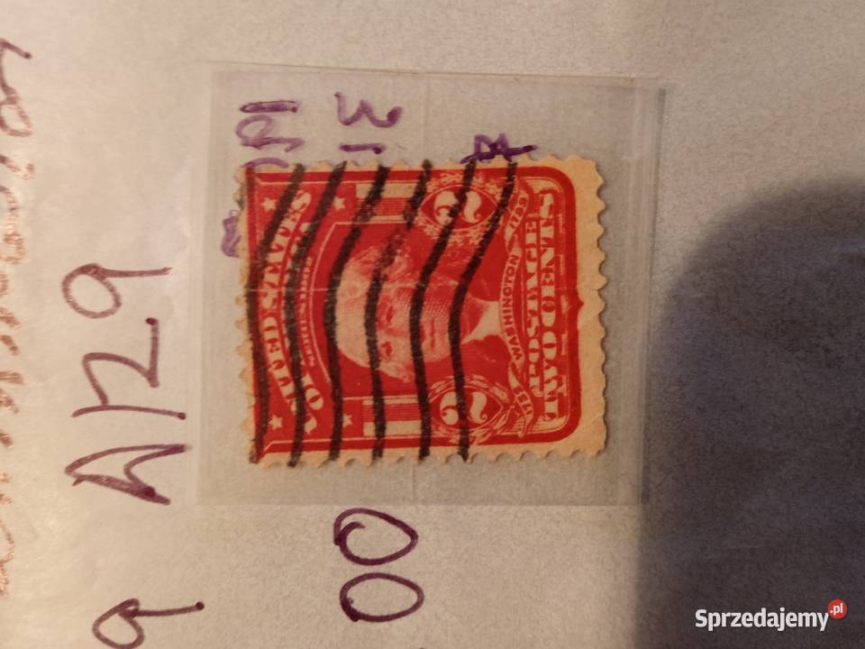Washington znaczek USA 1903 r Żabno