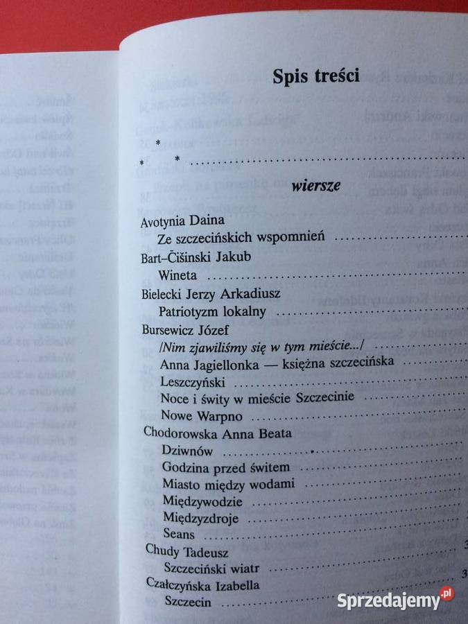 372 Wiersze I Poematy O Ziemi Szczecińskiej Antykwariat zachodniopomorskie